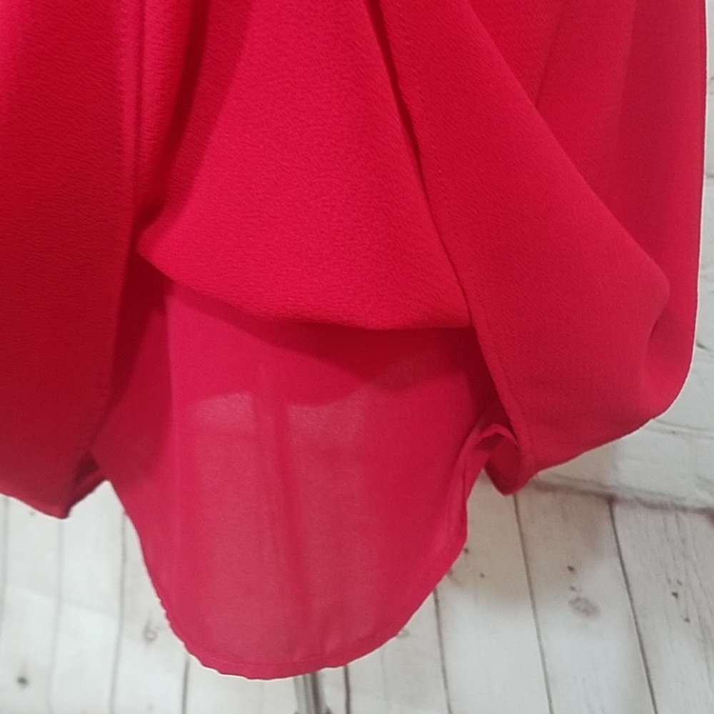 Red Mod Style Dress View 5
